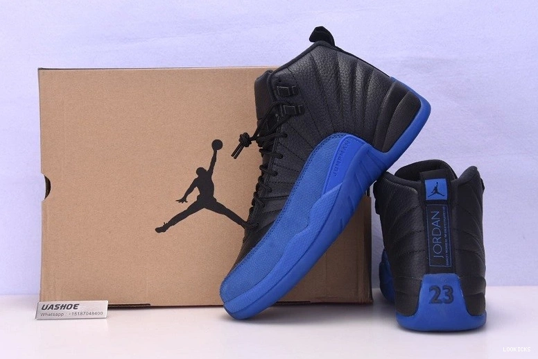 Cheap Game Air 12 Royal 130690-014 Black Jordan 0509